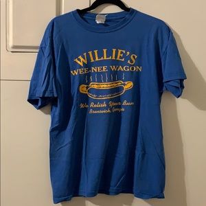 Willies Wee-nee wagon shirt